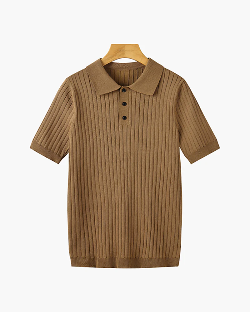 GIMCHEON Knitted Polo Shirt - Image 10