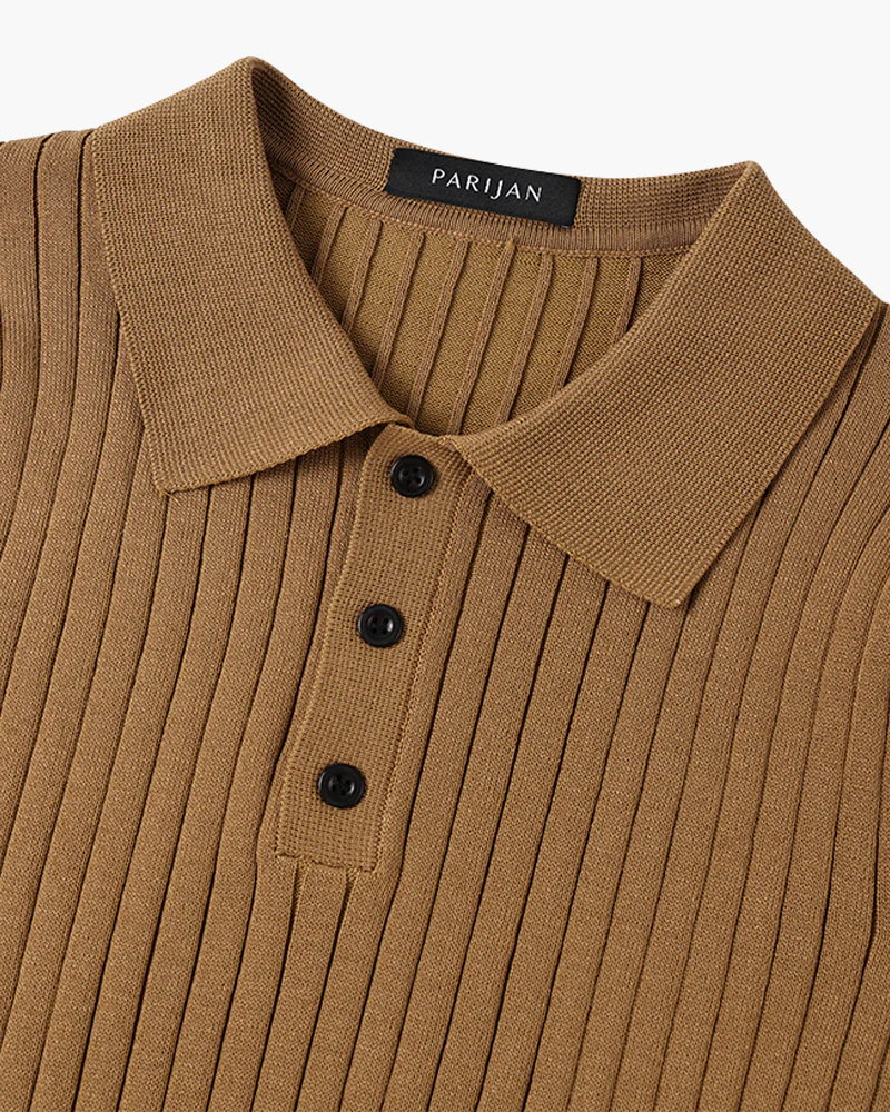 GIMCHEON Knitted Polo Shirt - Image 11