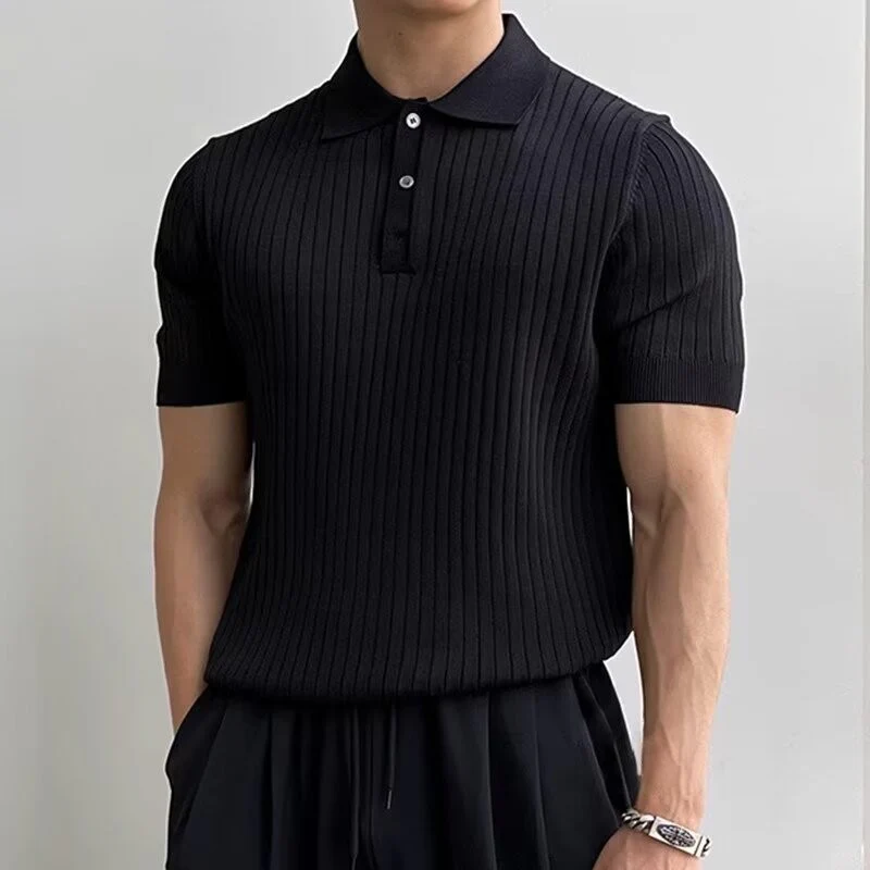GIMCHEON Knitted Polo Shirt - Image 15