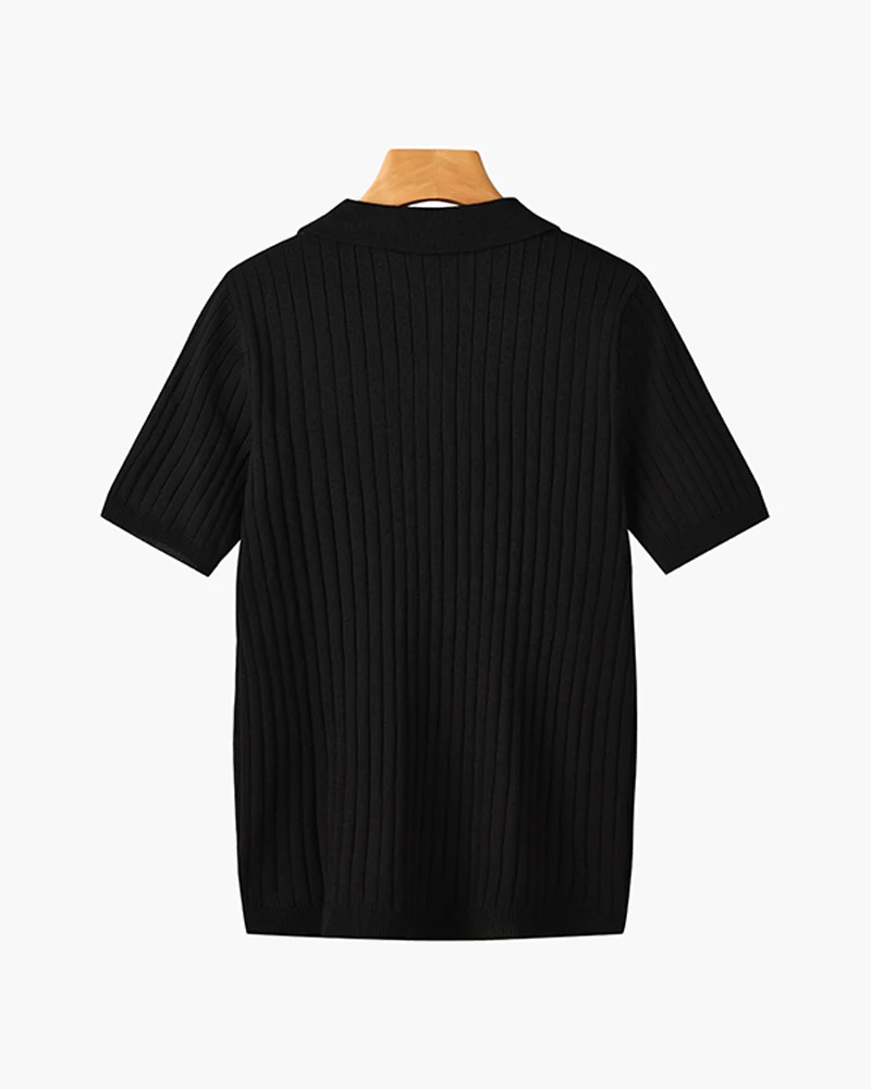 GIMCHEON Knitted Polo Shirt - Image 17