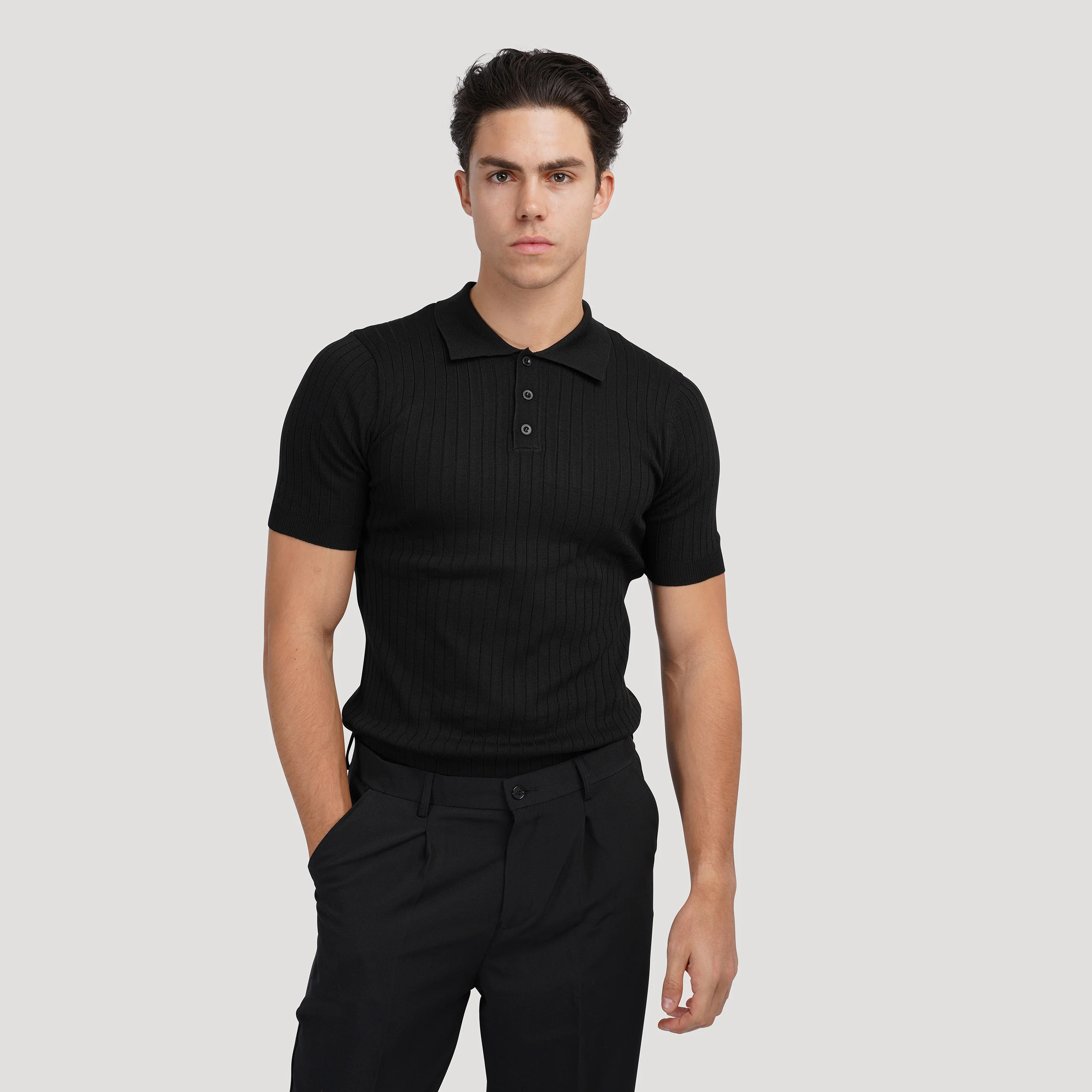 GIMCHEON Knitted Polo Shirt - Image 18