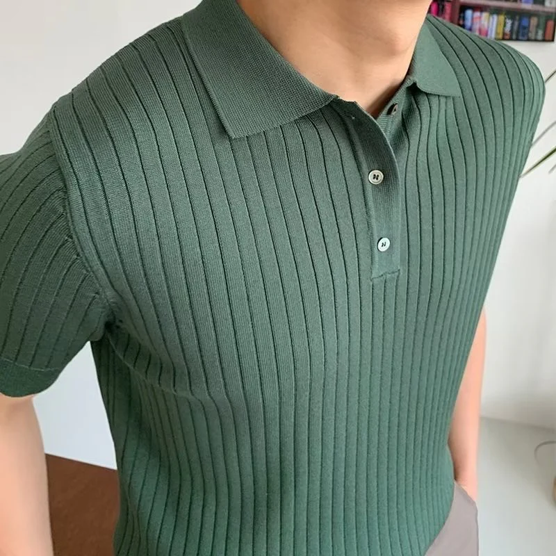 GIMCHEON Knitted Polo Shirt - Image 3