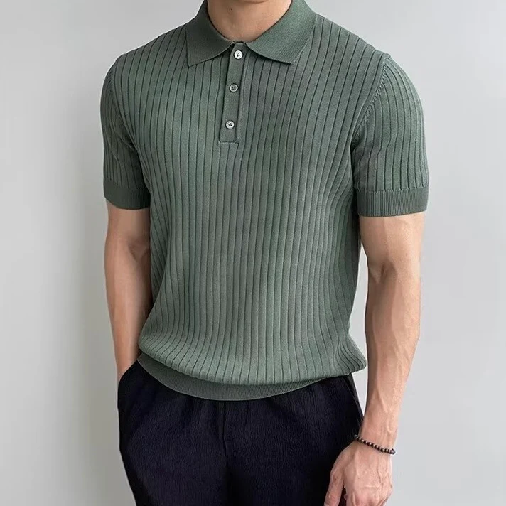 GIMCHEON Knitted Polo Shirt - Image 6