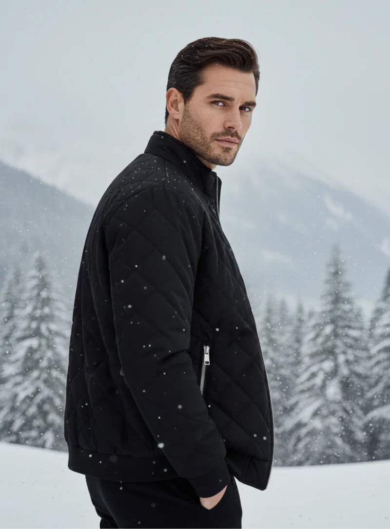 ST. MORITZ Quilted Winter Jacket - Image 5