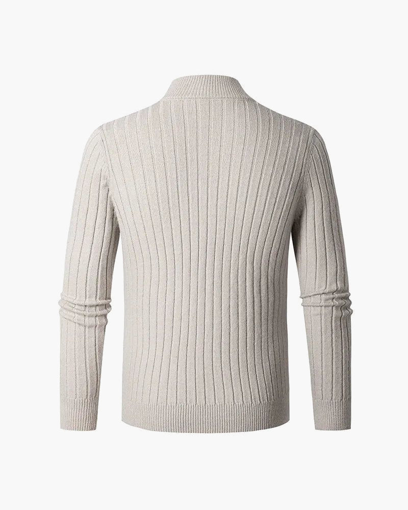ZERMATT High Collar Half Zip Sweater - Image 4